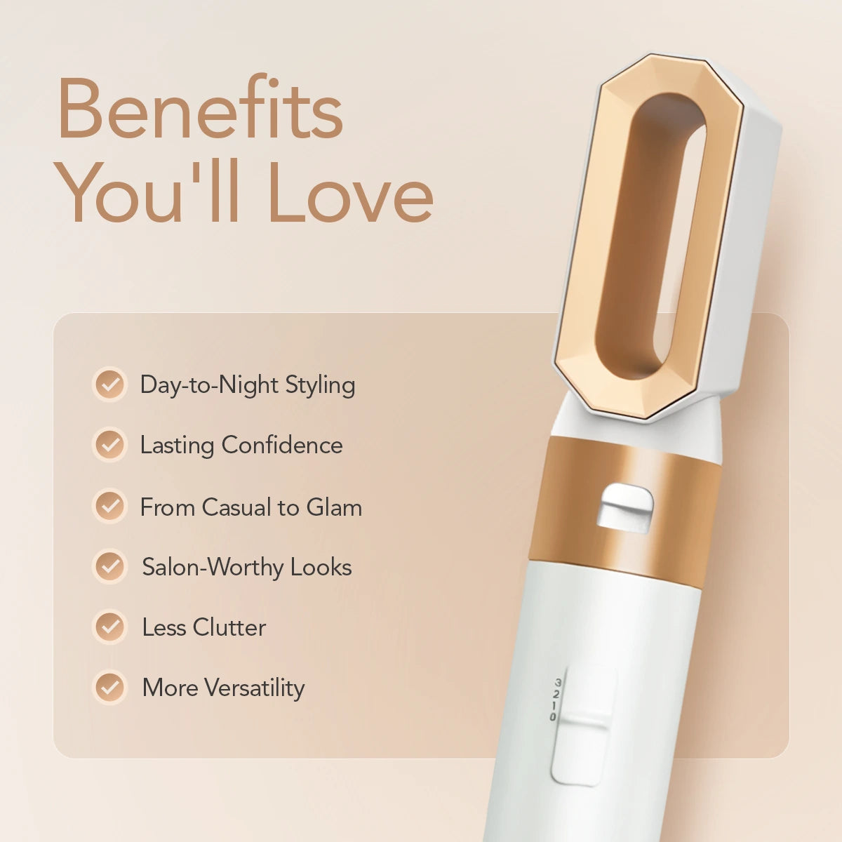 Premium 5 in 1 Air Styler: Salon Styling at Home