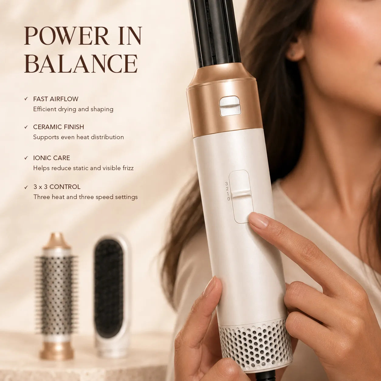 Premium 5 in 1 Air Styler: Salon Styling at Home