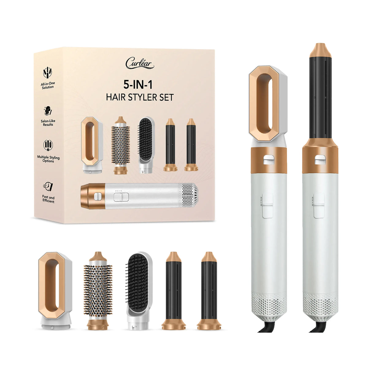 Premium 5 in 1 Air Styler: Salon Styling at Home