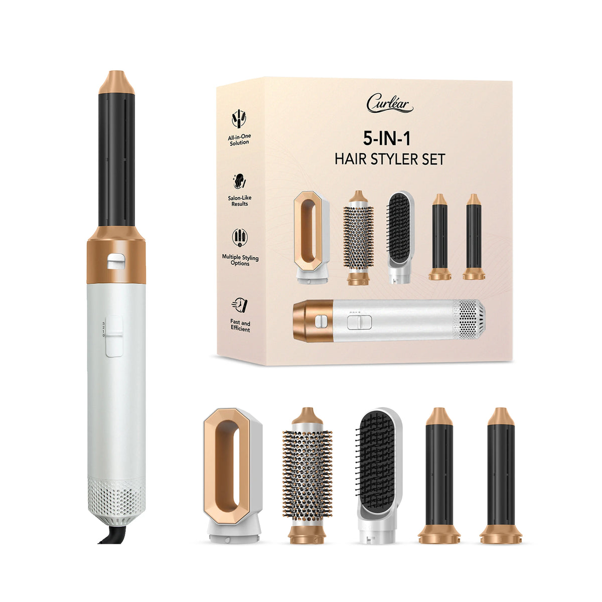 Premium 5 in 1 Air Styler: Salon Styling at Home